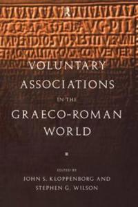 Kirjan kansi "Voluntary Associations in the Graeco-Roman World"