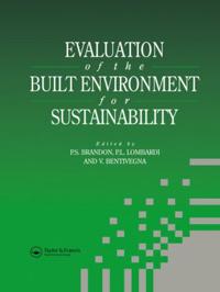 Bokomslag for "Evaluation of the Built Environment for Sustainability"