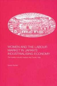 Kirjan kansi "Women and the Labour Market in Japan's Industrialising Economy"