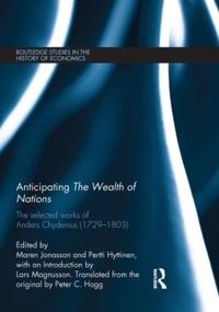 Kirjan kansi "Anticipating The Wealth of Nations"