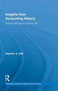 Bokomslag for "Insights from Accounting History"