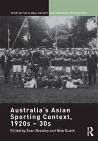 Kirjan kansi "Australia's Asian Sporting Context, 1920s - 30s"