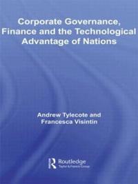 Kirjan kansi "Corporate Governance, Finance and the Technological Advantage of Nations"