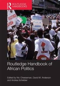 Kirjan kansi "Routledge Handbook of African Politics"