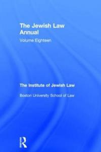 Kirjan kansi "The Jewish Law Annual Volume 18"