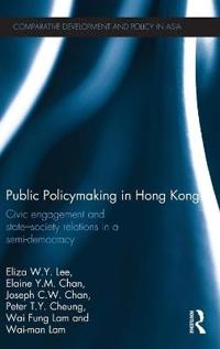 Kirjan kansi "Public Policymaking in Hong Kong"