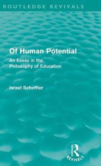 Bokomslag for "Of Human Potential (Routledge Revivals)"