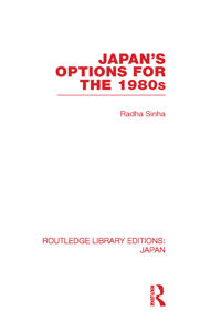 Bokomslag för "Japan's Options for the 1980s"