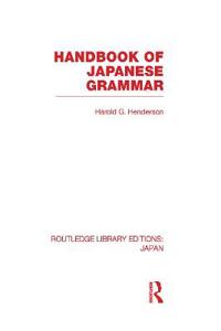 Bokomslag för "Handbook of Japanese Grammar"