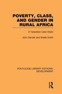 Poverty, Class and Gender in Rural Africa