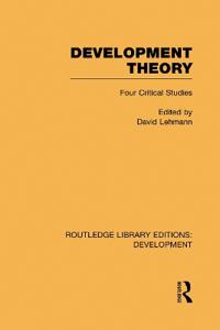 Kirjan kansi "Development Theory"