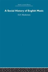 Bokomslag för "A Social History of English Music"
