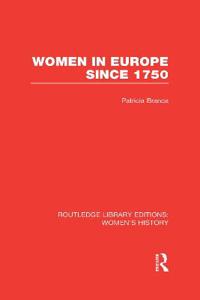 Bokomslag för "Women in Europe since 1750"