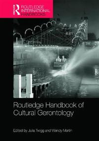 Kirjan kansi "Routledge Handbook of Cultural Gerontology"