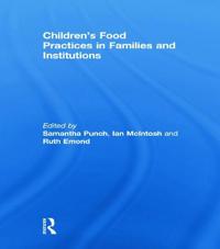 Kirjan kansi "Children’s Food Practices in Families and Institutions"
