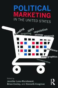Kirjan kansi "Political Marketing in the United States"