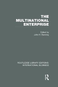 Bokomslag för "The Multinational Enterprise (RLE International Business)"