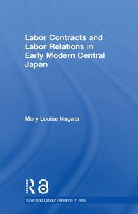 Kirjan kansi "Labour Contracts and Labour Relations in Early Modern Central Japan"
