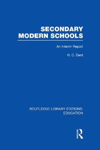 Bokomslag för "Secondary Modern Schools"
