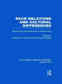 Bokomslag för "Race Relations and Cultural Differences"