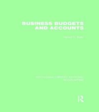 Kirjan kansi "Business Budgets and Accounts (RLE Accounting)"