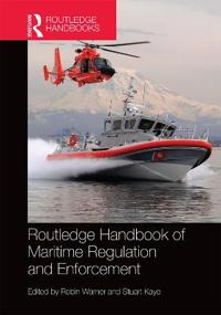 Kirjan kansi "Routledge Handbook of Maritime Regulation and Enforcement"