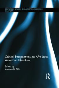 Kirjan kansi "Critical Perspectives on Afro-Latin American Literature"