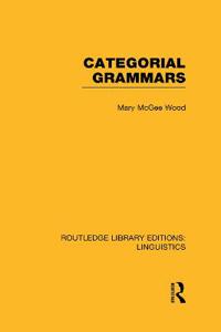 Categorial Grammars
