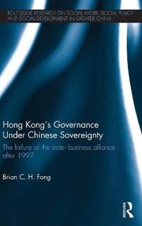 Kirjan kansi "Hong Kong’s Governance Under Chinese Sovereignty"