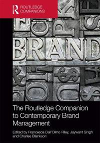 Kirjan kansi "The Routledge Companion to Contemporary Brand Management"