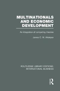 Bokomslag för "Multinationals and Economic Development (RLE International Business)"