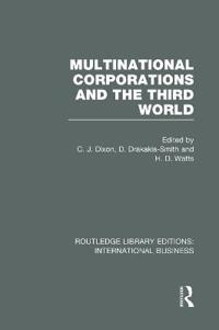 Kirjan kansi "Multinational Corporations and the Third World (RLE International Business)"