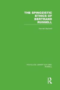 Kirjan kansi "The Spinozistic Ethics of Bertrand Russell"