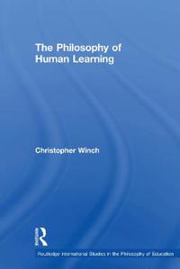 Kirjan kansi "The Philosophy of Human Learning"