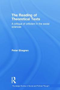 The Reading of Theoretical Texts