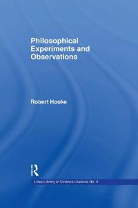Bokomslag för "Philosophical Experiments and Observations"