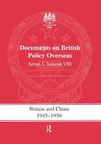 Kirjan kansi "Britain and China 1945-1950"