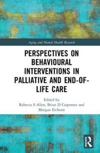 Kirjan kansi "Perspectives on Behavioural Interventions in Palliative and End-of-Life Care"