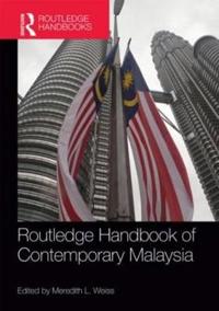 Kirjan kansi "Routledge Handbook of Contemporary Malaysia"