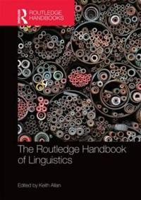 Bokomslag för "The Routledge Handbook of Linguistics"