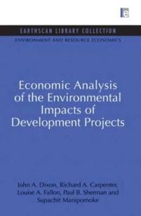 Kirjan kansi "Economic Analysis of the Environmental Impacts of Development Projects"