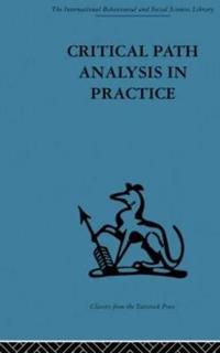 Kirjan kansi "Critical Path Analysis in Practice"