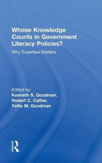 Whose Knowledge Counts in Government Literacy Policies?