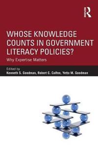 Bokomslag för "Whose Knowledge Counts in Government Literacy Policies?"