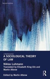 Bokomslag for "A Sociological Theory of Law"