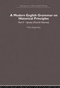 A Modern English Grammar on Historical Principles