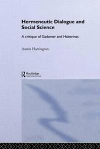 Kirjan kansi "Hermeneutic Dialogue and Social Science"
