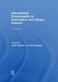 Kirjan kansi "International Encyclopedia of Information and Library Science"
