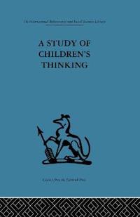 Kirjan kansi "A Study of Children's Thinking"