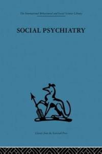 Kirjan kansi "Social Psychiatry"